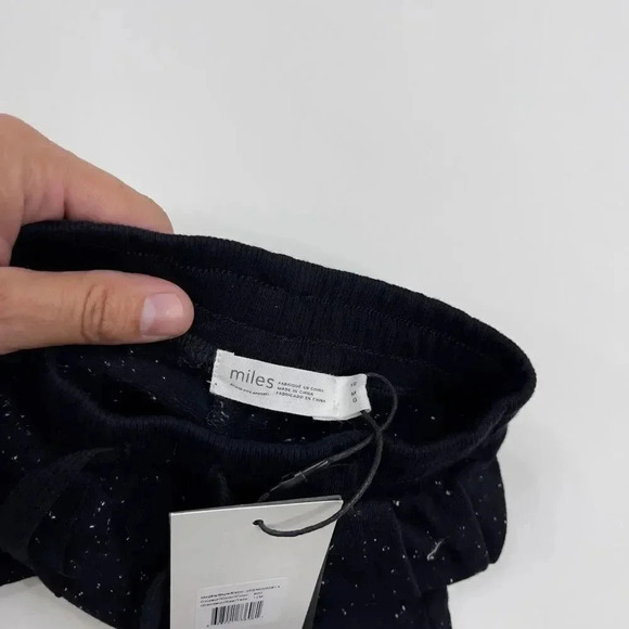 Miles Baby Knit Joggers Black Speckled White 12M NWT - Picture 6 of 6